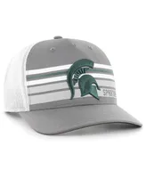 Men's '47 Brand Charcoal Michigan State Spartans Brrr Altitude Trucker Adjustable Hat