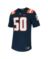 Men's Nike #50 Navy Illinois Fighting Illini Untouchable Football Replica Jersey