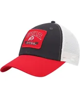 Men's Colosseum Charcoal Utah Utes Objection Snapback Hat