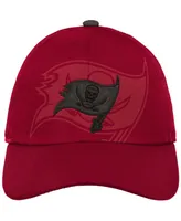 Big Boys and Girls Red Tampa Bay Buccaneers Tailgate Adjustable Hat