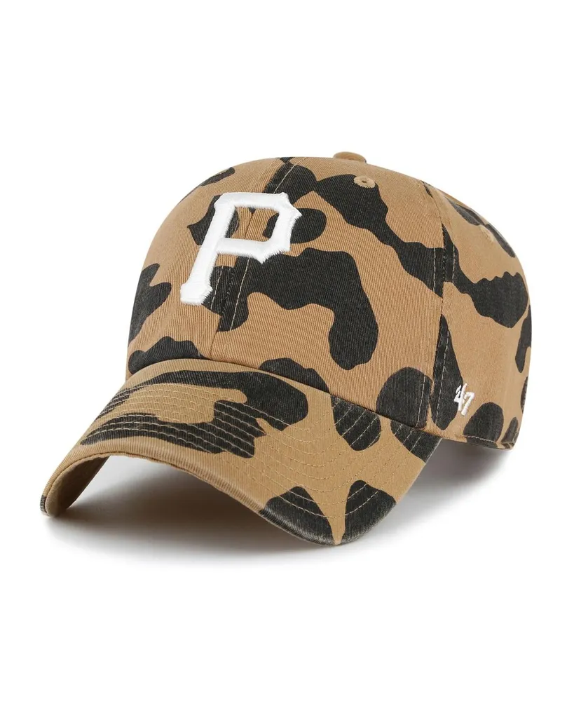 PITTSBURGH PIRATES 47 BRAND ADJUSTABLE TRUCKER HAT - CAMO