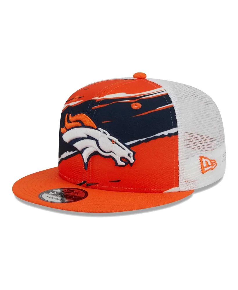 New Era Men's Denver Broncos Tear Team Color 9Fifty Adjustable Trucker Hat