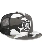 Men's New Era Urban Camo Las Vegas Raiders 9FIFTY Trucker Snapback Hat