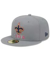 Men's New Era Gray Orleans Saints Color Pack 59FIFTY Fitted Hat
