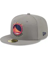 Men's New Era Gray Golden State Warriors Color Pack 59FIFTY Fitted Hat