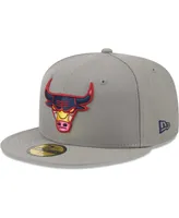 Men's New Era Gray Chicago Bulls Color Pack 59FIFTY Fitted Hat