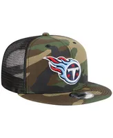 Men's New Era Camo Tennessee Titans Main Trucker 9FIFTY Snapback Hat