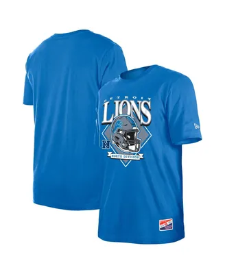 Men's New Era Blue Detroit Lions Team Logo T-shirt