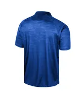 Men's Colosseum Royal Air Force Falcons Honeycomb Raglan Polo Shirt