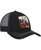 Men's Black Guardians of the Galaxy Rocket Retro A-Frame Snapback Hat