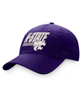 Men's Top of the World Purple Kansas State Wildcats Slice Adjustable Hat