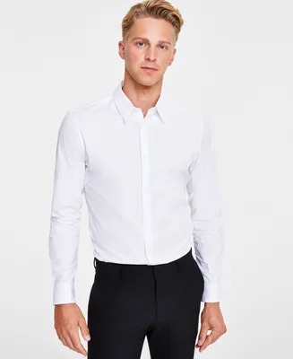 Calvin Klein Men's Slim-Fit Refined Button-Down Shirt