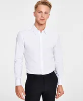 Calvin Klein Men's Slim-Fit Refined Button-Down Shirt