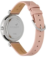 Olivia Burton Women's Mini Bee Blush Leather Watch 36mm