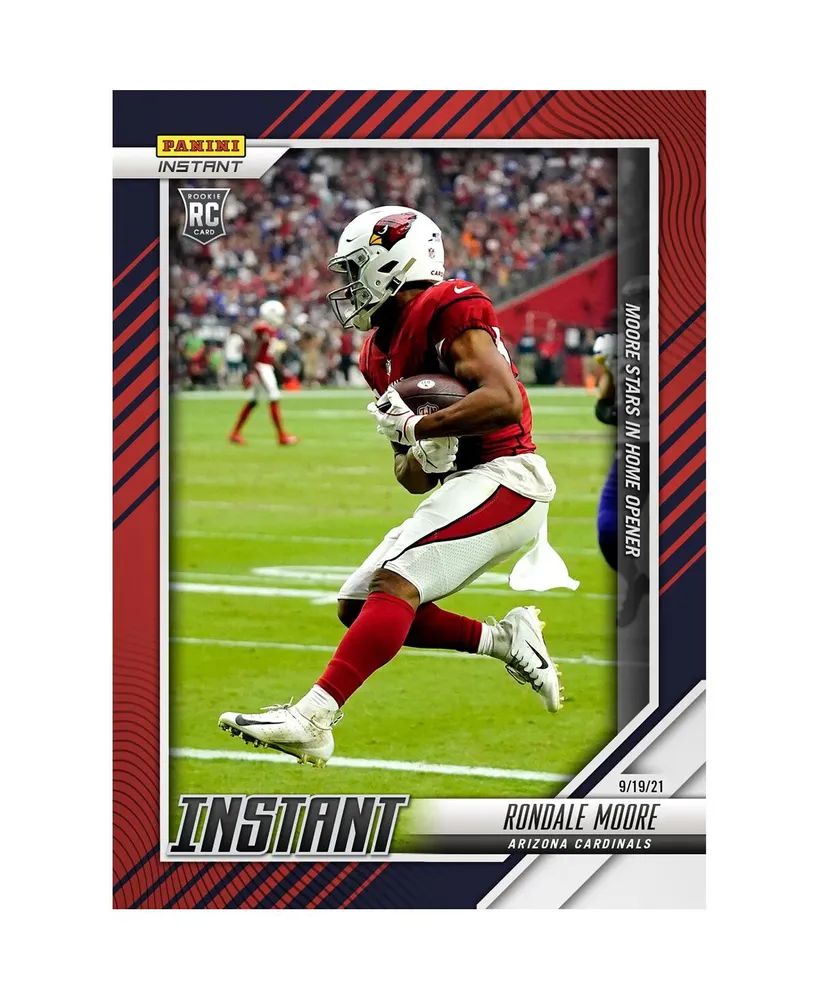 Rondale Moore Arizona Cardinals Fanatics Exclusive Parallel Panini America Instant 2021 Week 2 Home Opener Single Rookie Trading Card