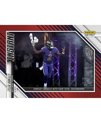 Tyler Huntley Baltimore Ravens Parallel Panini America Instant Nfl Week 15 Huntley Dazzles with 4 Total Touchdowns Single Trading Card