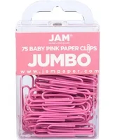 Jam Paper Colorful Jumbo Paper Clips - Large 2" - Paperclips - 75 Per Pack