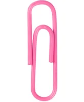 Jam Paper Colorful Standard Paper Clips - Regular 1" - Paperclips - 100 Per Pack