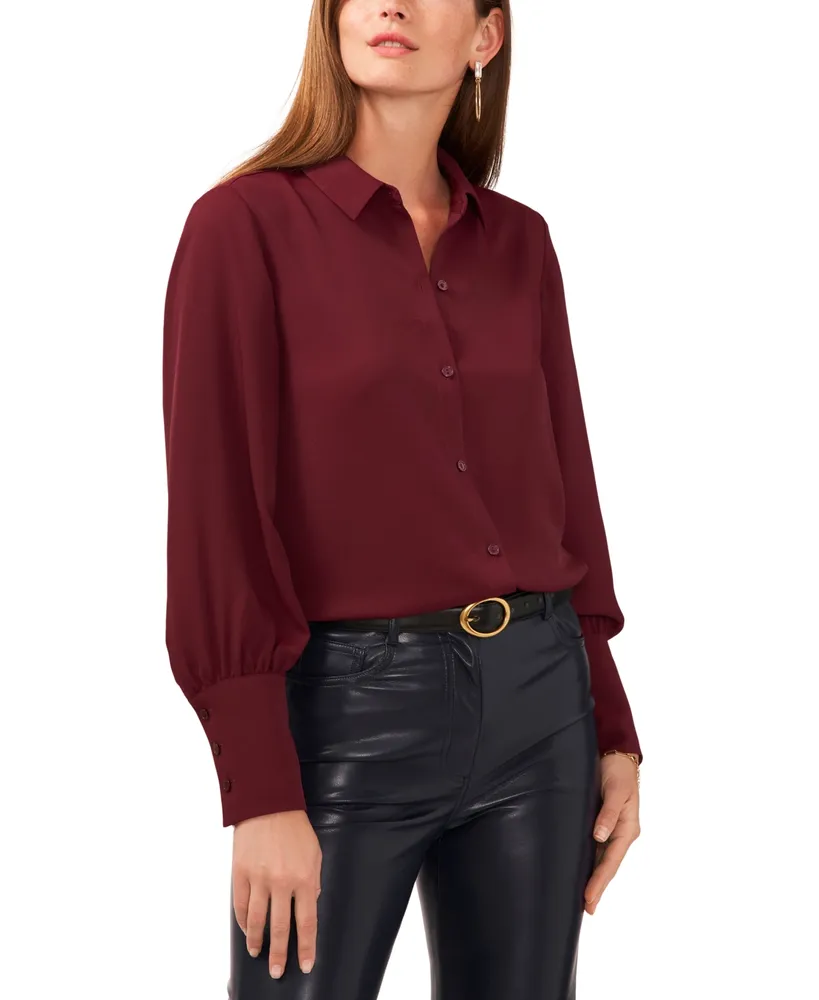 vince camuto long sleeve blouse