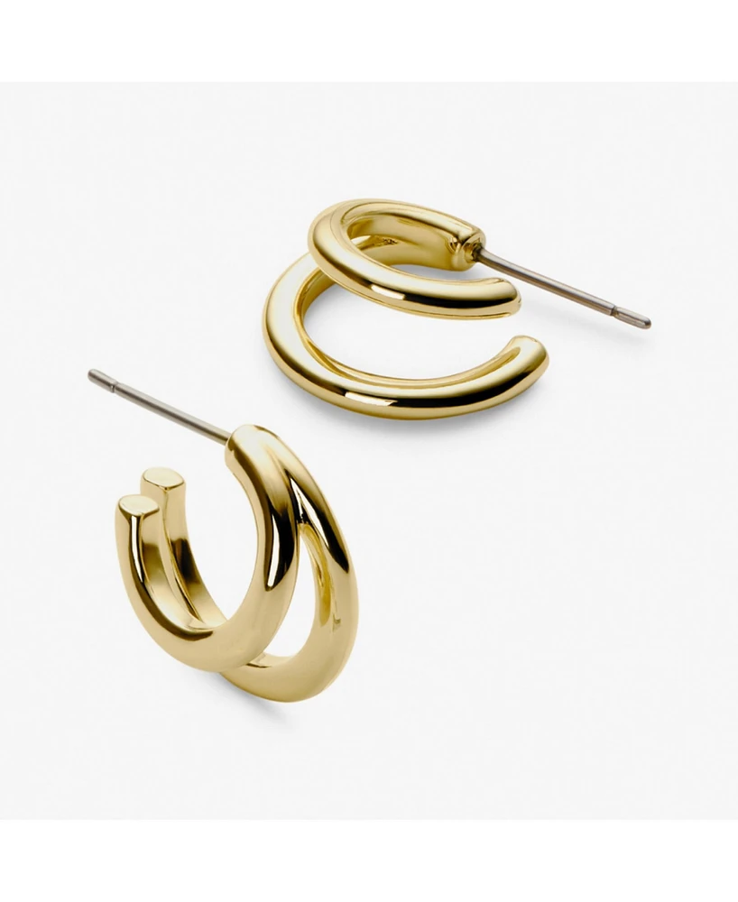 Ana Luisa Double Hoop Earrings - Scarlett