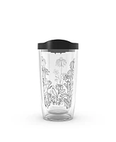 Tervis Tumbler Tervis Wildflower Crystal Collection Made in Usa Double Walled Insulated Tumbler Travel Cup Keeps Drinks Cold & Hot, 16oz