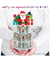 Big Dot of Happiness Very Merry Christmas - Diy Holiday Santa Claus Party Money Holder - Cash Cake - Assorted Pre