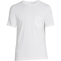 Lands' End Men's Tall Short Sleeve Supima Tee With Pocket