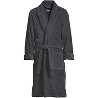 Lands' End Big & Tall Calf Length Turkish Terry Robe