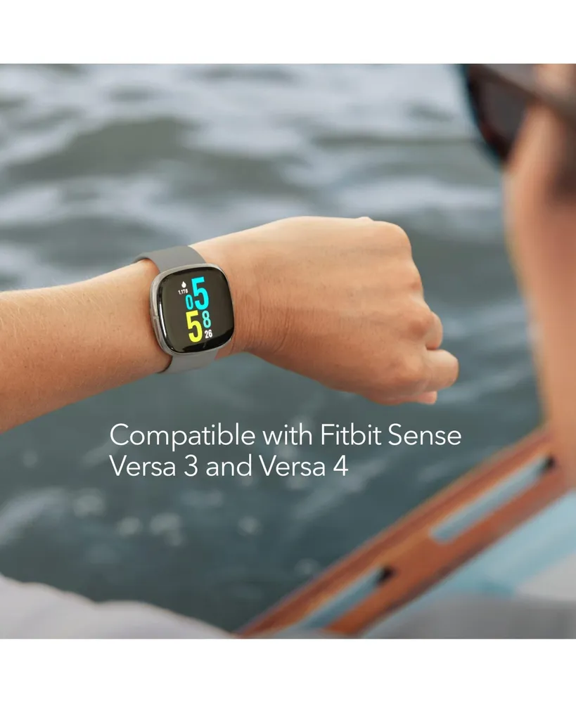 Wasserstein Screen Protector for Fitbit Sense, Versa 3, and Versa 4 - Made for Fitbit