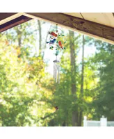 30" Long Bird Suncatcher Copper and Gem Wind Chime