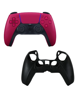 PlayStation PS5 DualSense Controller with Protective Silicone Sleeve