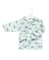 Hudson Baby Baby Unisex Baby h Animal Face Bathrobe, Triceratops, 0-9 Months