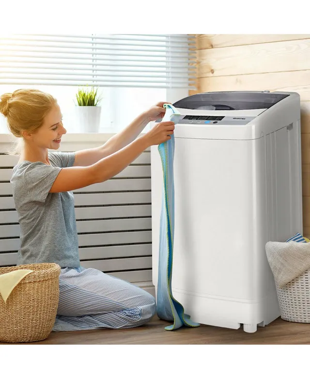 Costway Portable Full-Automatic Laundry Washing Machine 8.8lbs
