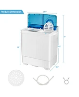 26lbs Portable Semi-automatic Washing Machine
