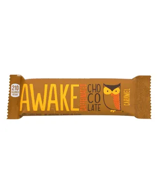 Awake Chocolate - Bar Caffeine Chocolate Caramel - Case of 12-1.55 Oz