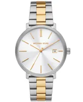 Michael Kors Men's Blake Three-Hand Date -Tone Stainless Steel Watch 42mm