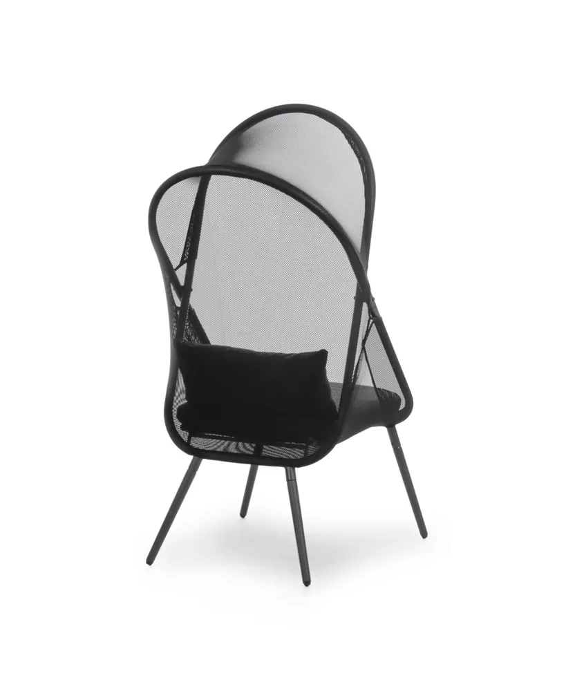 Furniture of America 2 Piece Foldable Chairs with Mesh Canopy Cushions