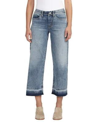 Jag Women's Ava Mid Rise Wide Leg Jeans