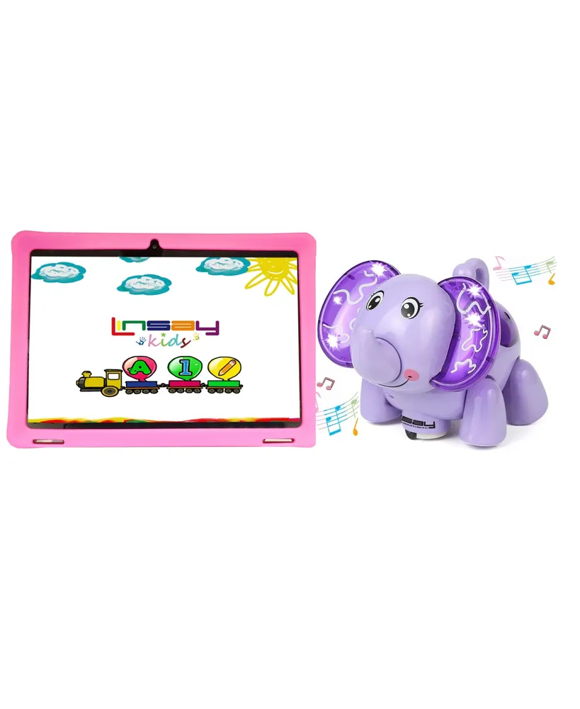 LINSAY 7 Android 13 64GB Tablet with Kids Defender Case 