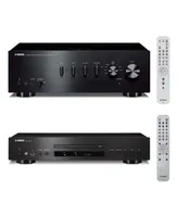 Yamaha Cd-S303 Cd Player with MP3/Wma/Lpcm/Flac/Usb Compatibility with A-S301 Integrated Amplifier
