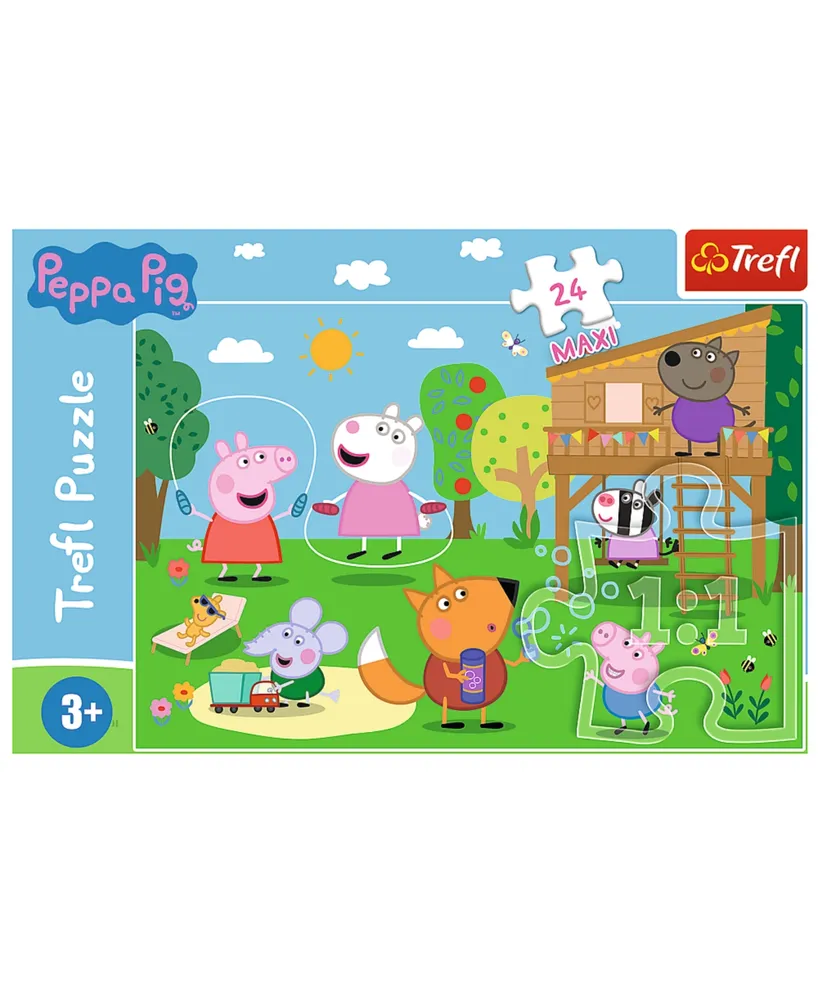 Trefl 24 Piece Maxi Peppa Fun in Grass Puzzle