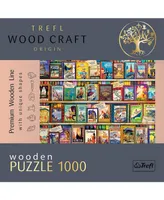 Trefl Wood Craft 1000 Piece Wooden Puzzle - World Travel Guides