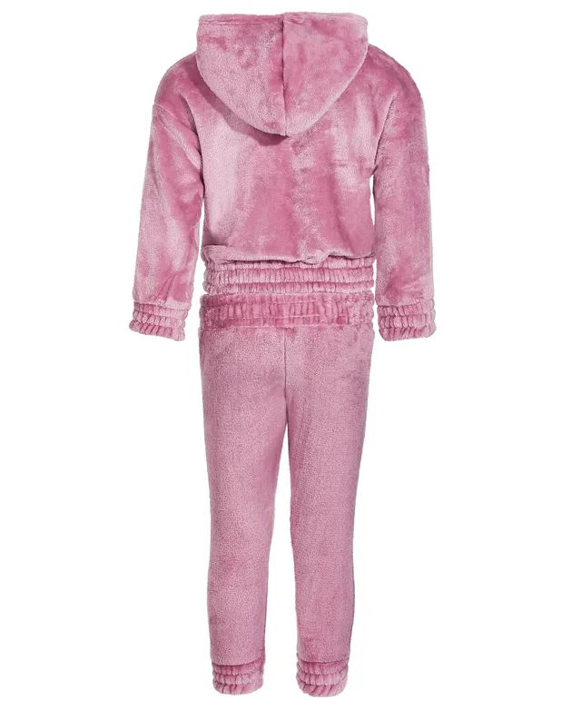 Colette Lilly Little Girls Cozy Pullover Hoodie & Jogger Pants Set