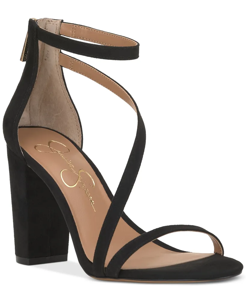 Jessica Simpson Sloyan Strappy High Heel Block Dress Sandals