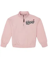 Tommy Hilfiger Big Girls Quarter Zip Fleece Sweatshirt