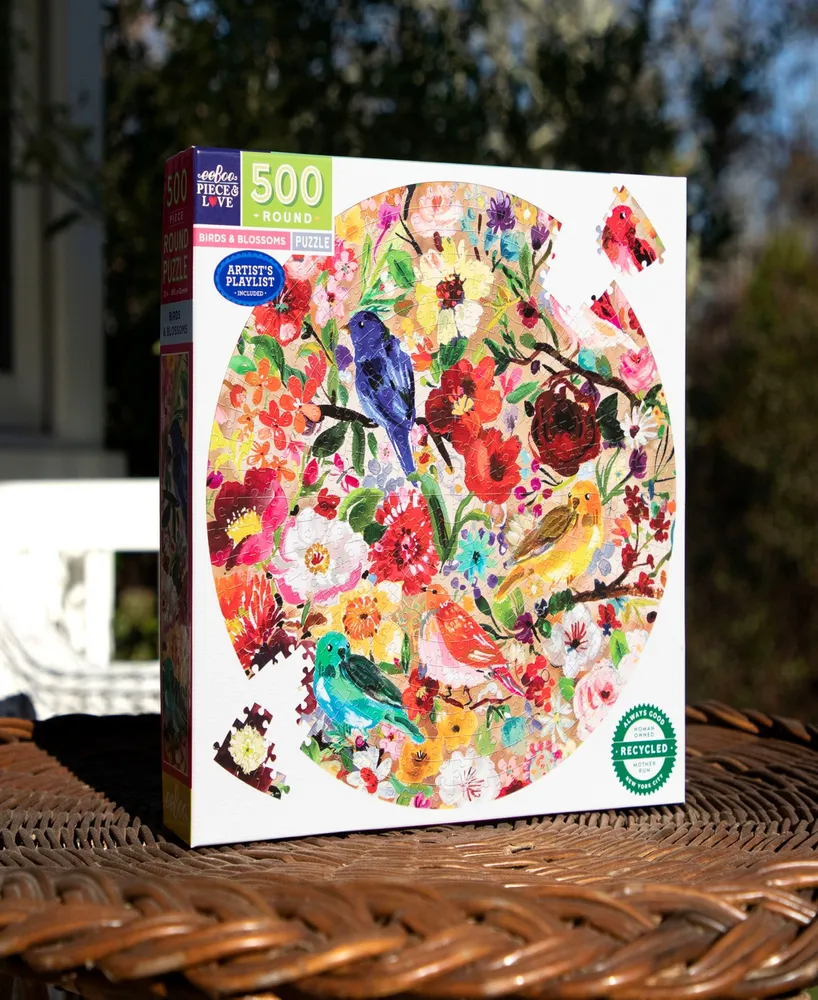 Eeboo Blossoms Jigsaw Puzzle