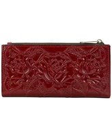 Patricia Nash Nazari Embossed Leather Wallet