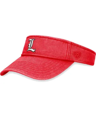 Men's Top of the World Red Louisville Cardinals Terry Adjustable Visor