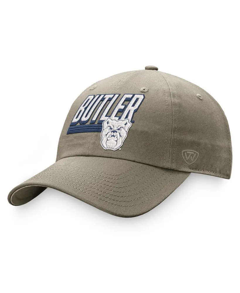 Men's Top of the World Khaki Butler Bulldogs Slice Adjustable Hat