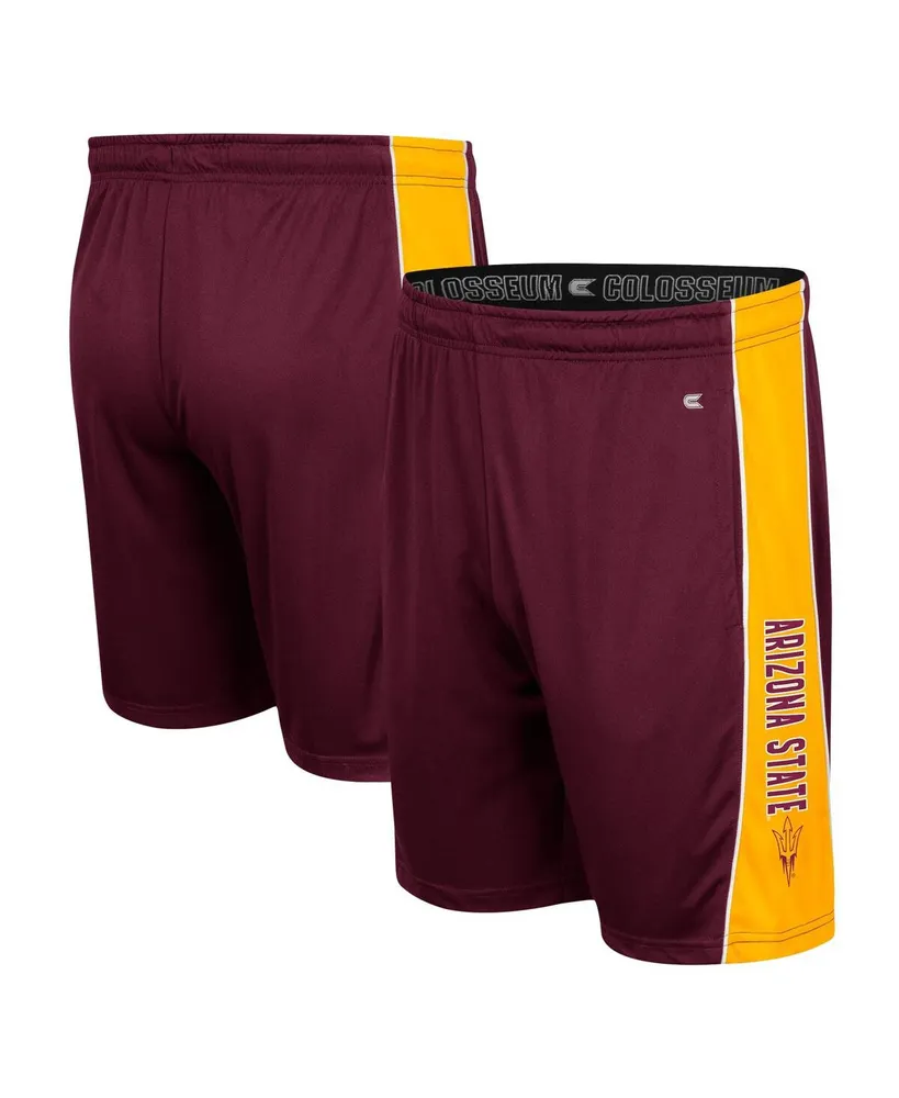 Men's Colosseum Maroon Arizona State Sun Devils Panel Shorts